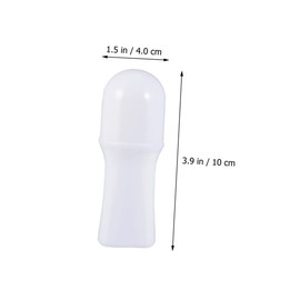 SAFIGLE 15pcs Oil Roller Bottles Refillable Plastic Containers with Roller Ball for Essential Oils Homemade Deodorants Convenient Durable Travel Bottles for Men and Women