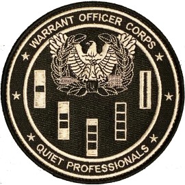 Warrant Officer Patch (black)