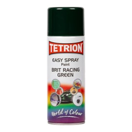 Tetrion Easy Spray Paint – Brit Racing Green 400ml, Acrylic Spray for Wood, Metal, Plastic, Ceramic & More, Long Lasting, Smooth Finish - Indoor & Outdoor Use