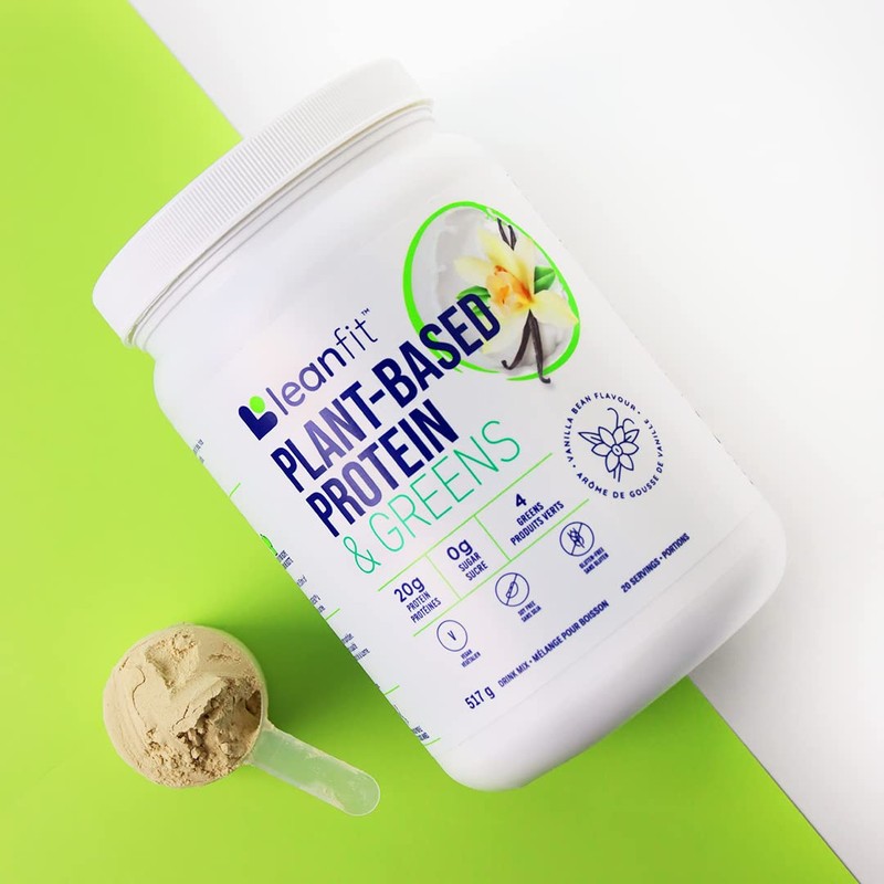LEANFIT PLANT-BASED PROTEIN & GREENS Natural Vanilla – 20g Plant