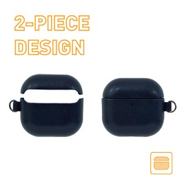 Leather Case for AirPods 4, Space Blue