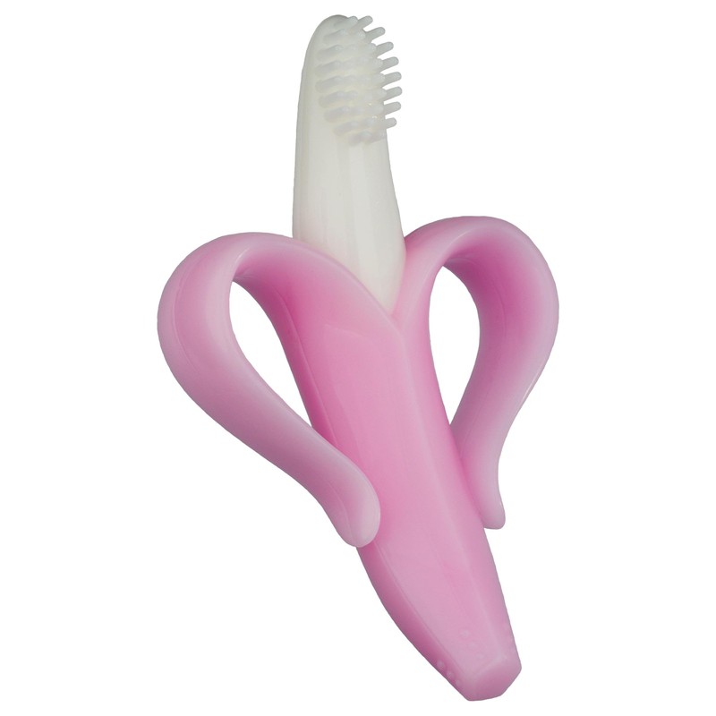 Baby Banana The Original Teether-Toothbrush, Infant to Toddler, Made in
