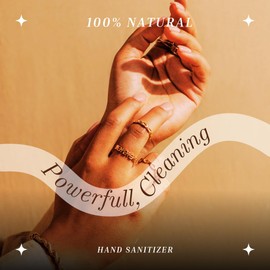 POCKET CARE–Organic Moisturizing Refillable Hydrating Unscented Hand Sanitizer Spray (25 ml/0.85 FL OZ) Preppy,Portable with Strap, Mini Travel Keychain– 100% Natural Power Mist