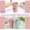 MAIXIANG Set 4 Vasos Para Cepillo De Dientes Fibra De