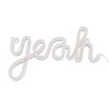 LED Neon Sign Yeah Shape Wall Decor Neon Night Light