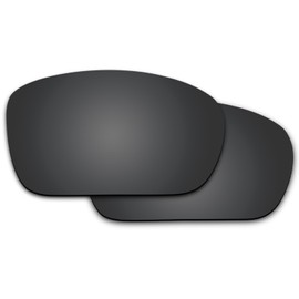Fiskr Polarized Lenses Replacement for Oakley Turbine(OO9263) Sunglasses with Anti-scratch&Anti-saltwater&Anti-dust Coating(Black)