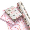 WRAPAHOLIC 30 Inch Jumbo Reversible Nutcracker Christmas Wrapping Paper -