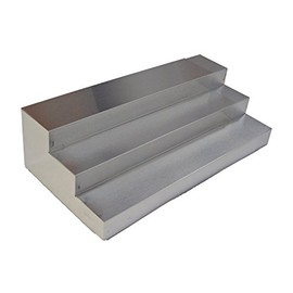 Dial Industries Adjustable 3 Tier Expandable Kitchen Pantry, Cabinet Shelf Storage Organizer, Stainless Steel