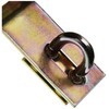Gah-Alberts security closing hasp, yellow galvanised, 348359