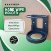 EASYREP Wall-Mounted Hand Wipe Holder – Compatible with Most Wipe
