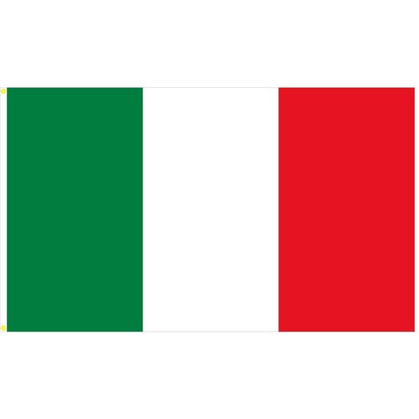 BGFint Italy Flag 150 x 90 cm with Eyelets Fabric