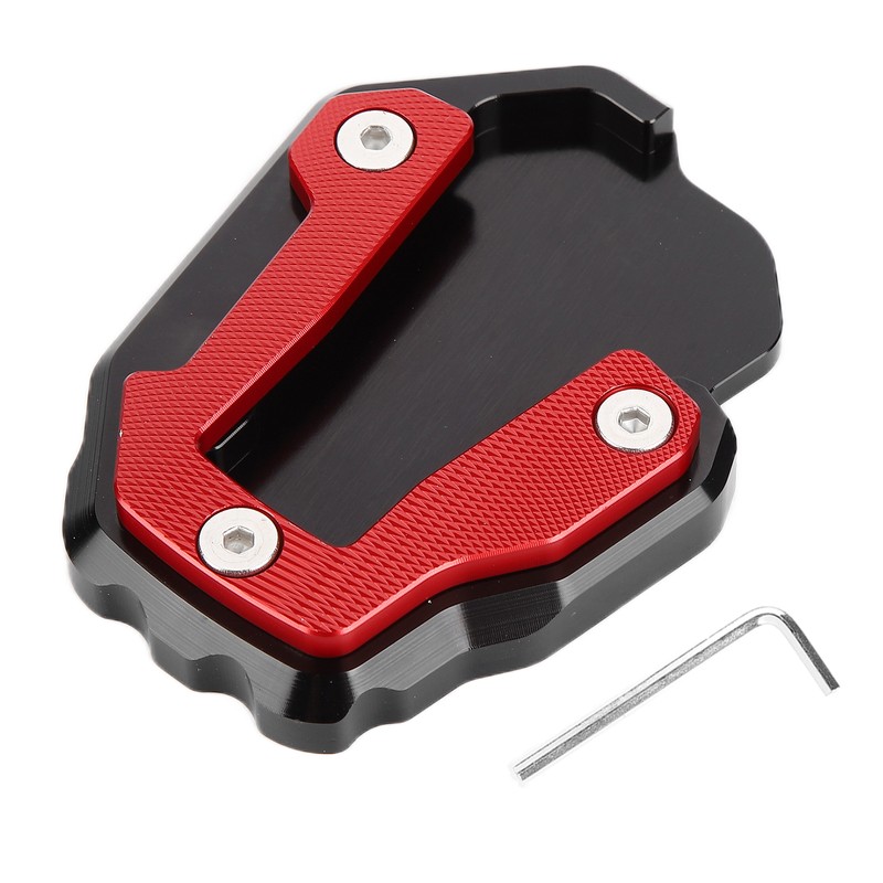 Motorcycle Kickstand Extension Stand Support Plate Aluminium Alloy Replacement for