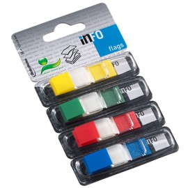 INFO FLAGS Haftstreifen SOLID COLOUR TIP, mini 12 x 43 mm