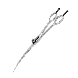 Kenchii Five Star Even Handle Dog Grooming Shears, 7.5 Inch Curved Shears, Light Weight, Heavy Duty Pet Grooming Scissor for Dogs, Cats and Other Animals