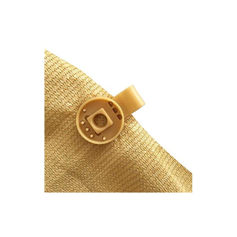 Shatex Shade Cloth Clips UV Resistant Shade Fabric Clips Wheat