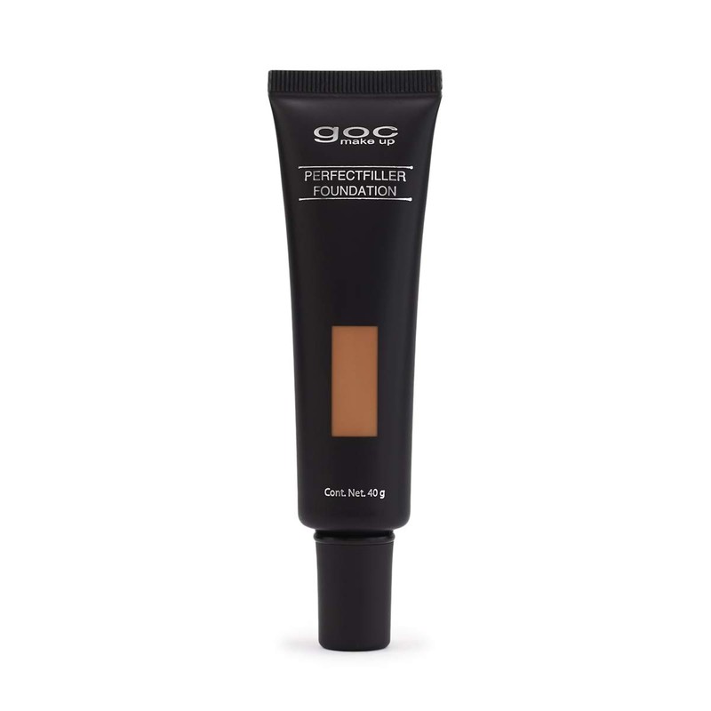 Maquillaje liquido, Perfect Filler Foundation, GOC, Extra cobertura, Acabado matte