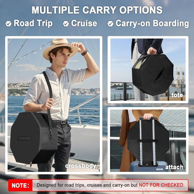 Hat Box for Travel & Storage, Upgrade Case for Cowboy,