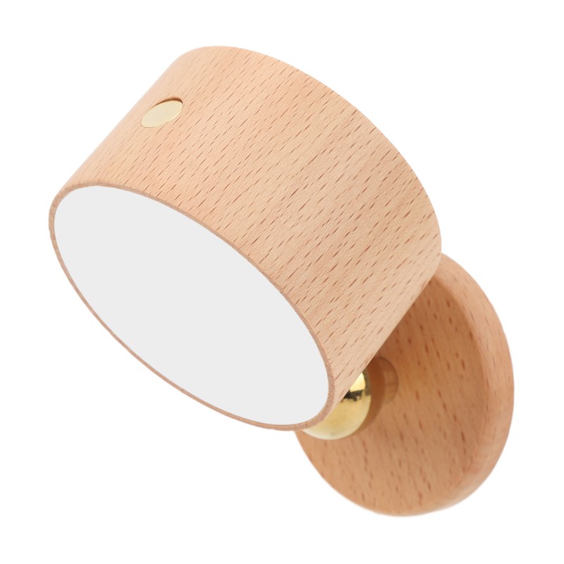 LED Wall Mounted Reading Lights 360 Degree Rotation Magnetic Rechargeable