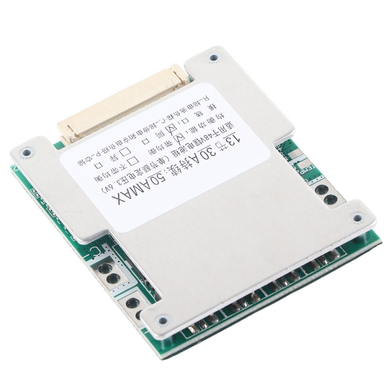 13S 30A Lithium Battery Charging Protection Board BMS PCB with