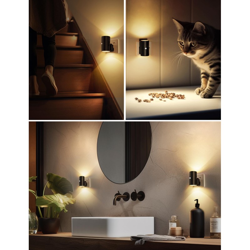 LOHAS-LED Motion Sensor Night Light Plug in, 1 Pack, Motion