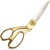 ZJMZZM 8.5 '' Gold Stainless Steel Sharp Tailor Scissors Professional