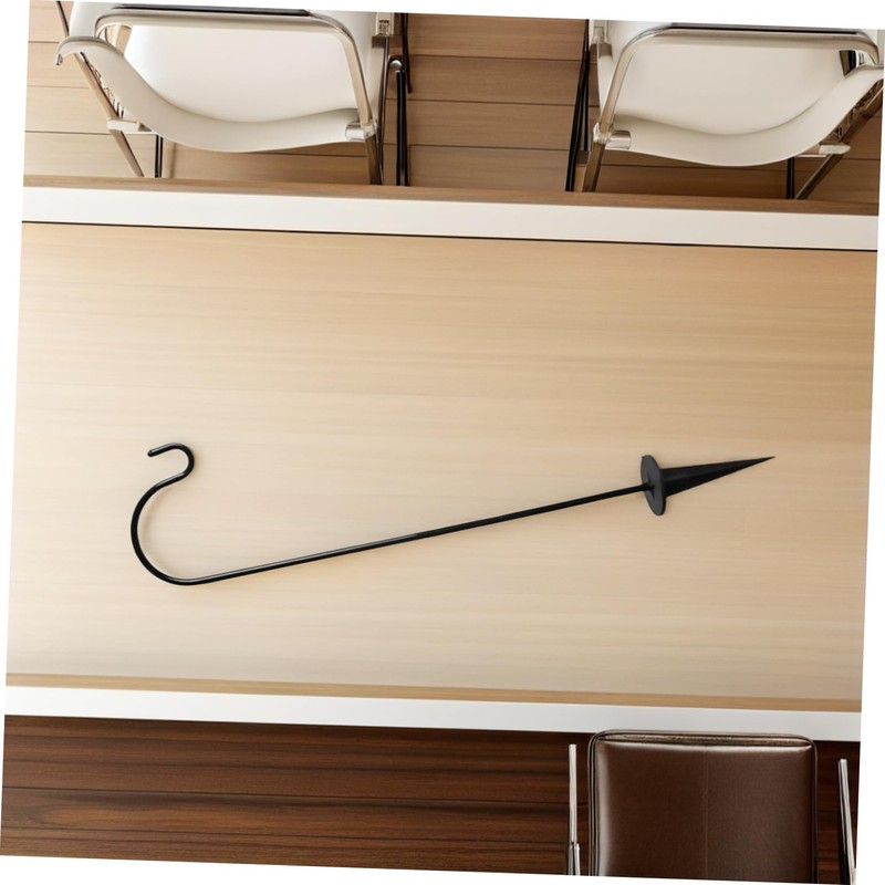 SUPVOX Shepherd Hook Iron Outdoor Hanging Hanger for Garden Decor