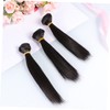 Gogogmee 5Pcs Black Straight Hair Doll Wigs for Diy Craft