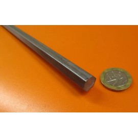 Basic 4140 Alloy Steel Hex Rod 7/16" Hex x 4 Foot Length