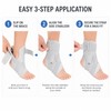 Adjustable Ankle Support Brace – Breathable Compression Stabilizer for Running,