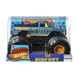 Hot Wheels Monster Trucks Oversized 50th Anniversary Bigfoot 1:24 Scale