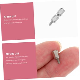 Operitacx 20 PCS SSD Mounting Kit Head Screws for Solid State Drive Installation Motherboards Compact Computer Accessory for Laptop Use