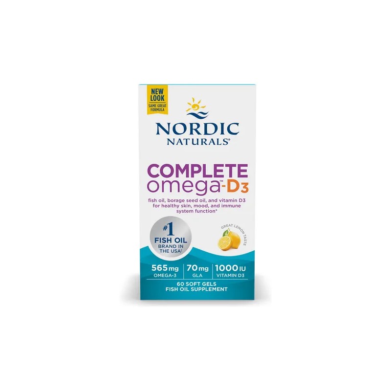 Nordic Naturals - Suplemento De Omega D3 Y 6 Cont