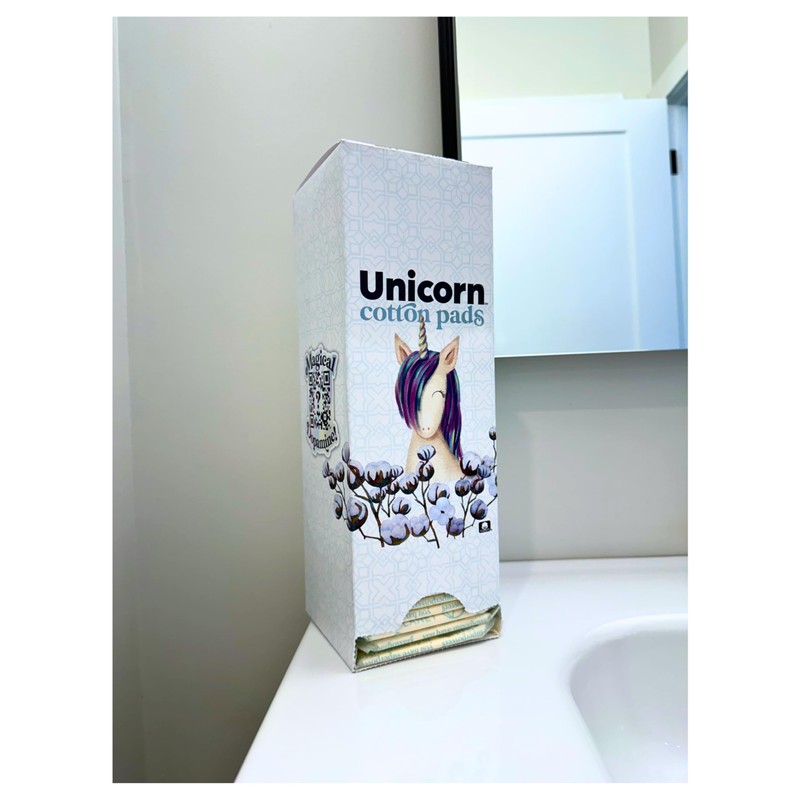 UNICORN Pads, Organic Plant-Based Cotton Covered Ultra Thin Pads with