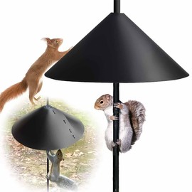 New Squirrel Baffle, Wrap Around Bird House Squirrel Guard Baffle Protect Outside Hang Bird Feeders and Pole Mount from Raccoon Squirrels Rodents(16inch)