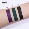 evpct 3Pcs Dark Black Green Purple Matte Lip Liner and