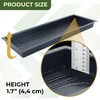 BETONEX Big DIY Precast Concrete Molds 2 pcs Wooden Pavers