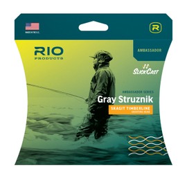 RIO Products Ambassador Series Skagit Timberline Fly Line - Gray Struznik - 18ft Shooting Head for Two-Handed Rods - Handles Heavy T-Tips & Flies with Precision - 7/8WT