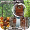 Large Owl House, 15'' x 10'' x 7'' Wooden Screech