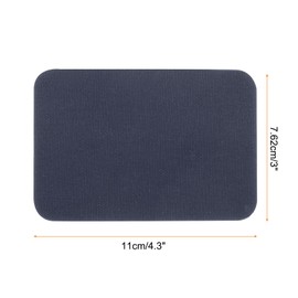 Rebower 12Pcs Iron on Patches,Fabric Repair Denim Repair Patch for Clothing Repair,Jacket,Bag,Sun Shades,Sofas,Tents,Lounge Chairs,3x4.25 Inch,Deep Blue