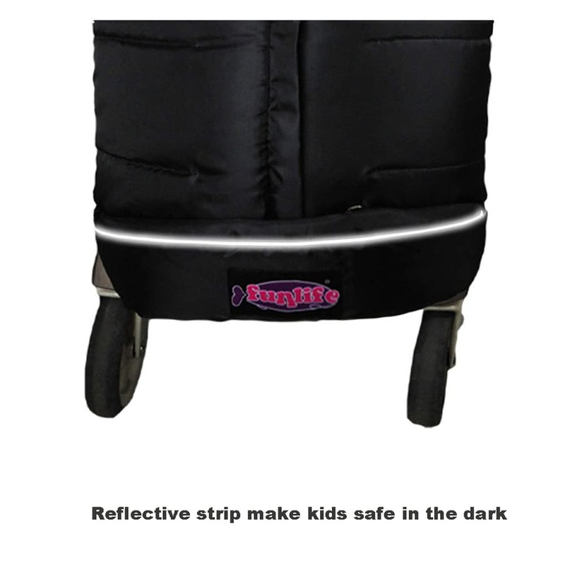 German Designed Universal Stroller Bunting Bag, 5 Way Zippers Style