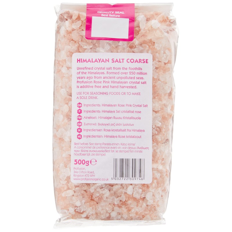Profusion Himalayan Rose Pink Salt - Coarse 500g