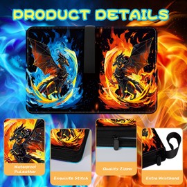 Card Binder For Trading Games, 9-Pockets 50 Sleeves Fits 900 Cards Holder (900)