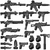 BrickTactical Small Arms Weapon Pack Guns and Accessories for Minifigs