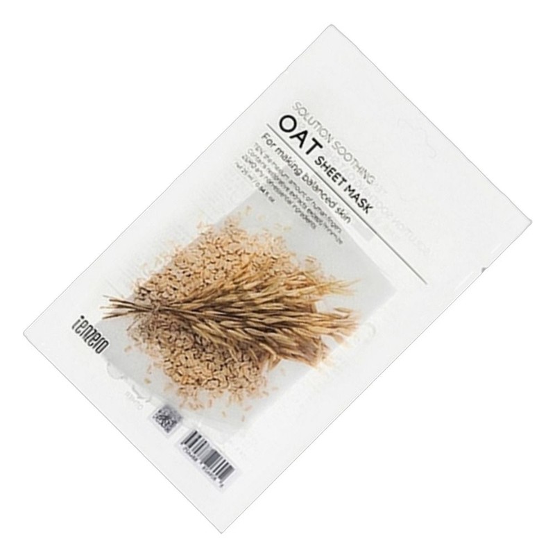 Ten Zero Moisture Solution Soothing Oat Sheet Mask 10 Sheets