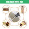 Maozaa Rivet Nuts, 100pcs M4 Rivet Nut, Carbon Steel Rivnut