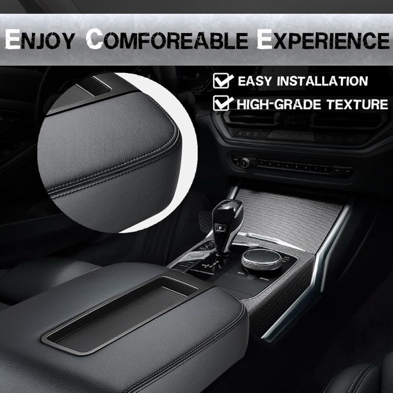 Center Console Armrest lid Cover Compatible with 2007-2013 Silverado Tahoe