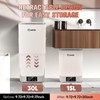 Smart Foldable Towel Warmer – 30L Large Capacity, Adjustable Timer,