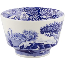 Spode 1630 Sugar Pot, Blue, 4.3 inches (11 cm), Blue Italian