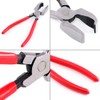 Hilitchi 8" Steel Drop Jaw Glass Pliers Glass Cutting Pliers