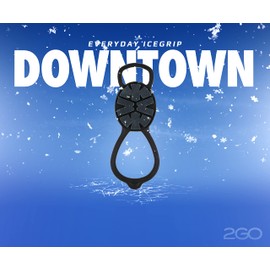 2GO Easy Icegrip Donwtown Forefoot Spikes for Urban Environment, Non-Slip Shoe Spikes, Shoe Claws, Crampons, Snow Spikes, Snow Chains for Shoes, Optimal Grip on Ice & Snow, Size L/XL